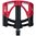 Crankbrothers 5050 3 Flat Pedal 2016 schwarz-rot