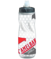 CamelBak Podium Chill Trinkflasche 610ml Clear/Racing Red